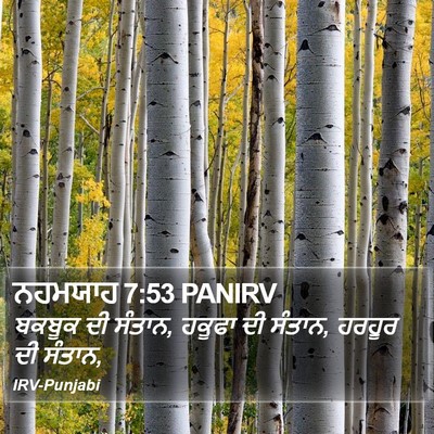 ਨਹਮਯਾਹ 7:53 PANIRV Bible Verse Image