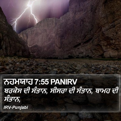 ਨਹਮਯਾਹ 7:55 PANIRV Bible Verse Image