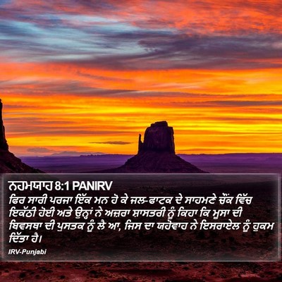 ਨਹਮਯਾਹ 8:1 PANIRV Bible Verse Image