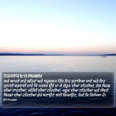 ਨਹਮਯਾਹ 8:15 PANIRV Bible Verse Image