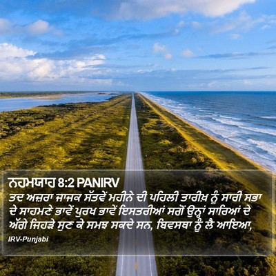 ਨਹਮਯਾਹ 8:2 PANIRV Bible Verse Image