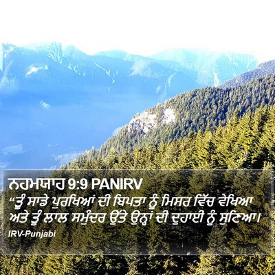 ਨਹਮਯਾਹ 9:9 PANIRV Bible Verse Image