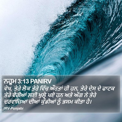 ਨਹੂਮ 3:13 PANIRV Bible Verse Image