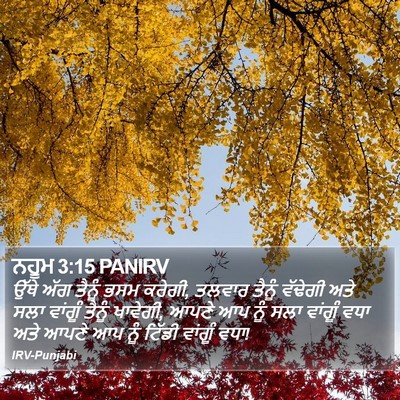 ਨਹੂਮ 3:15 PANIRV Bible Verse Image