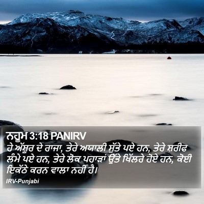 ਨਹੂਮ 3:18 PANIRV Bible Verse Image