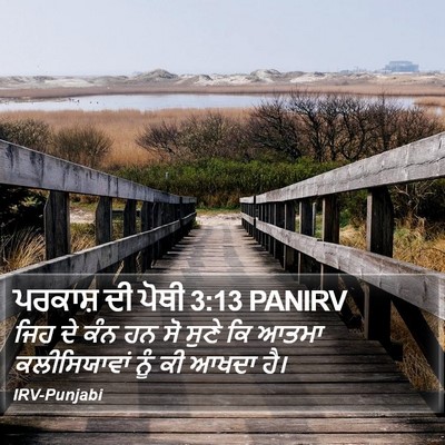 ਪਰਕਾਸ਼ ਦੀ ਪੋਥੀ 3:13 PANIRV Bible Verse Image