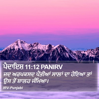ਪੈਦਾਇਸ਼ 11:12 PANIRV Bible Verse Image