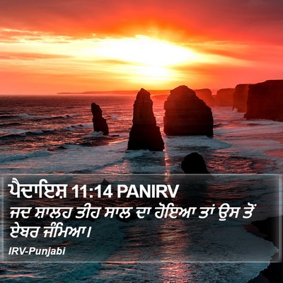 ਪੈਦਾਇਸ਼ 11:14 PANIRV Bible Verse Image