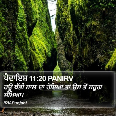 ਪੈਦਾਇਸ਼ 11:20 PANIRV Bible Verse Image