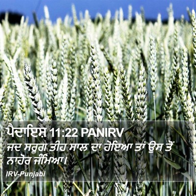 ਪੈਦਾਇਸ਼ 11:22 PANIRV Bible Verse Image