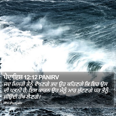 ਪੈਦਾਇਸ਼ 12:12 PANIRV Bible Verse Image