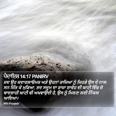ਪੈਦਾਇਸ਼ 14:17 PANIRV Bible Verse Image