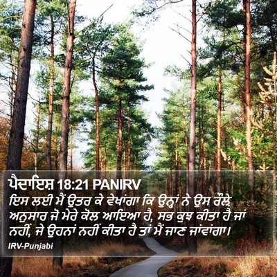 ਪੈਦਾਇਸ਼ 18:21 PANIRV Bible Verse Image