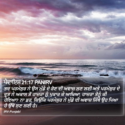 ਪੈਦਾਇਸ਼ 21:17 PANIRV Bible Verse Image