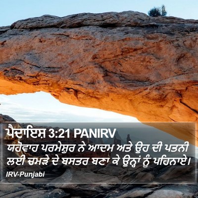 ਪੈਦਾਇਸ਼ 3:21 PANIRV Bible Verse Image