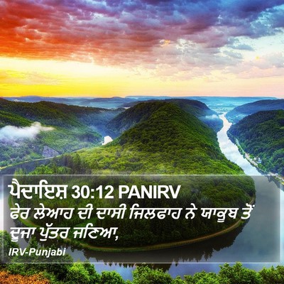 ਪੈਦਾਇਸ਼ 30:12 PANIRV Bible Verse Image