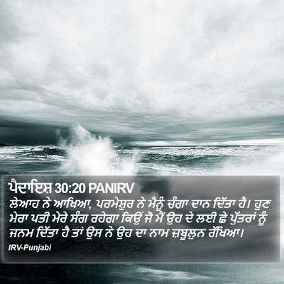 ਪੈਦਾਇਸ਼ 30:20 PANIRV Bible Verse Image