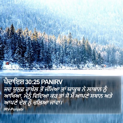 ਪੈਦਾਇਸ਼ 30:25 PANIRV Bible Verse Image