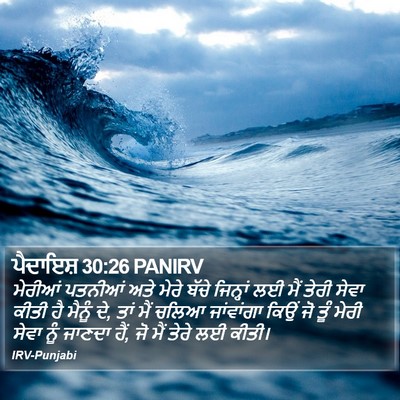 ਪੈਦਾਇਸ਼ 30:26 PANIRV Bible Verse Image