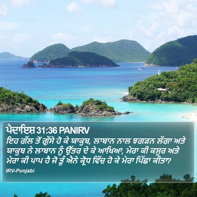 ਪੈਦਾਇਸ਼ 31:36 PANIRV Bible Verse Image