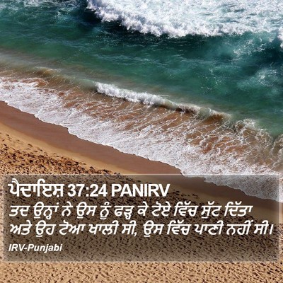ਪੈਦਾਇਸ਼ 37:24 PANIRV Bible Verse Image