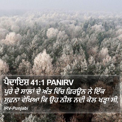 ਪੈਦਾਇਸ਼ 41:1 PANIRV Bible Verse Image