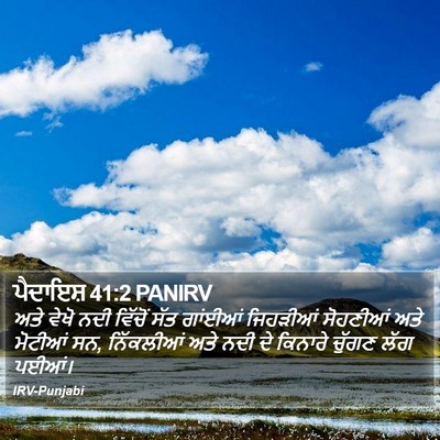 ਪੈਦਾਇਸ਼ 41:2 PANIRV Bible Verse Image