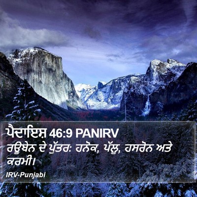 ਪੈਦਾਇਸ਼ 46:9 PANIRV Bible Verse Image
