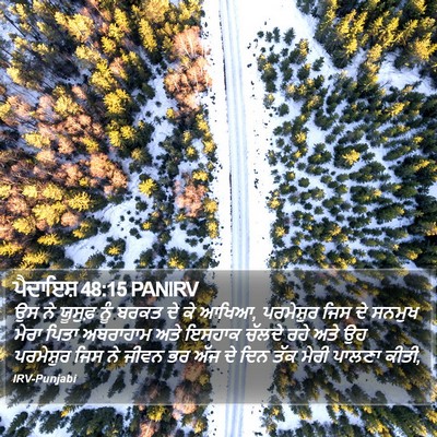 ਪੈਦਾਇਸ਼ 48:15 PANIRV Bible Verse Image
