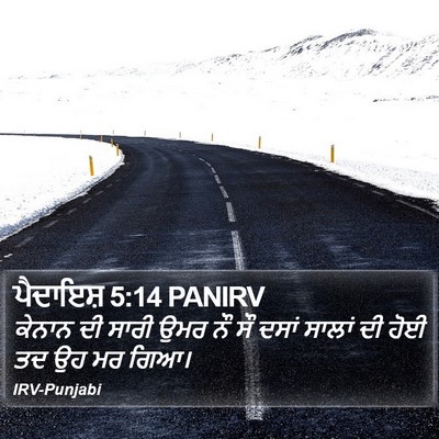ਪੈਦਾਇਸ਼ 5:14 PANIRV Bible Verse Image
