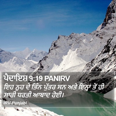 ਪੈਦਾਇਸ਼ 9:19 PANIRV Bible Verse Image