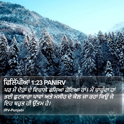 ਫਿਲਿੱਪੀਆਂ 1:23 PANIRV Bible Verse Image