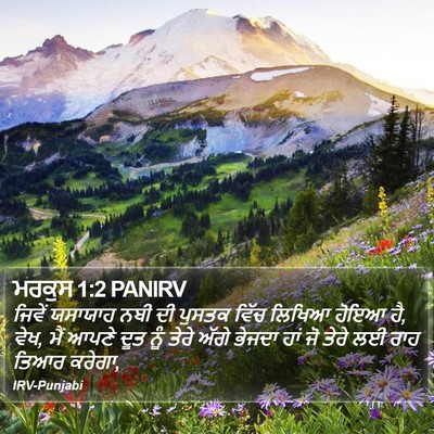 ਮਰਕੁਸ 1:2 PANIRV Bible Verse Image