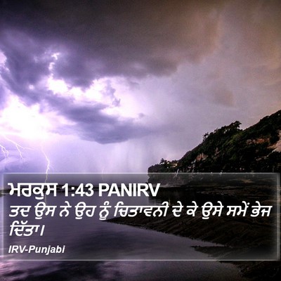 ਮਰਕੁਸ 1:43 PANIRV Bible Verse Image