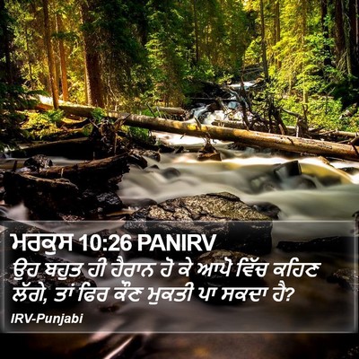 ਮਰਕੁਸ 10:26 PANIRV Bible Verse Image