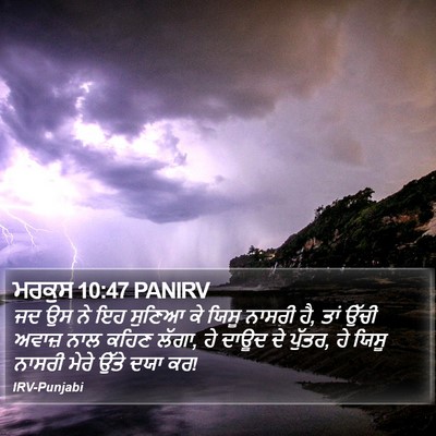 ਮਰਕੁਸ 10:47 PANIRV Bible Verse Image