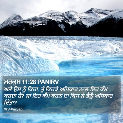 ਮਰਕੁਸ 11:28 PANIRV Bible Verse Image