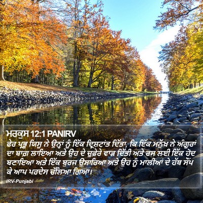 ਮਰਕੁਸ 12:1 PANIRV Bible Verse Image