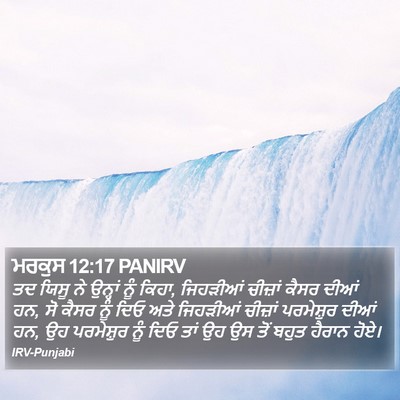 ਮਰਕੁਸ 12:17 PANIRV Bible Verse Image