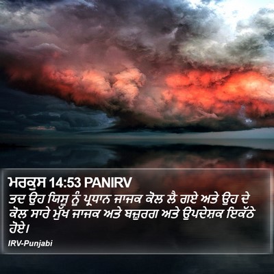 ਮਰਕੁਸ 14:53 PANIRV Bible Verse Image