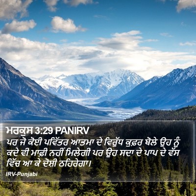 ਮਰਕੁਸ 3:29 PANIRV Bible Verse Image