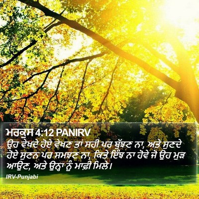 ਮਰਕੁਸ 4:12 PANIRV Bible Verse Image