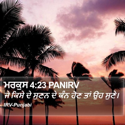 ਮਰਕੁਸ 4:23 PANIRV Bible Verse Image