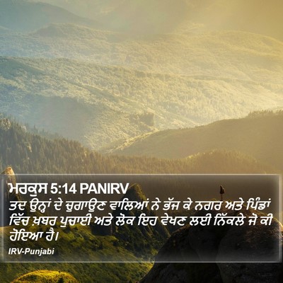 ਮਰਕੁਸ 5:14 PANIRV Bible Verse Image