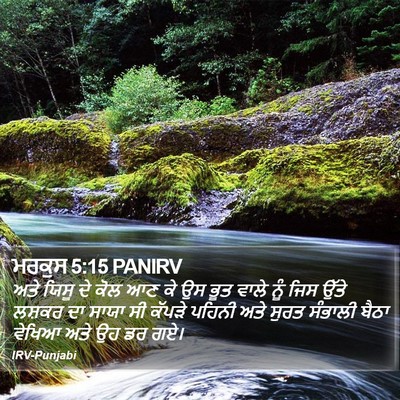 ਮਰਕੁਸ 5:15 PANIRV Bible Verse Image
