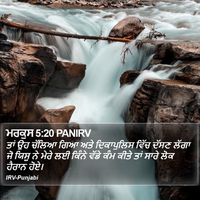 ਮਰਕੁਸ 5:20 PANIRV Bible Verse Image