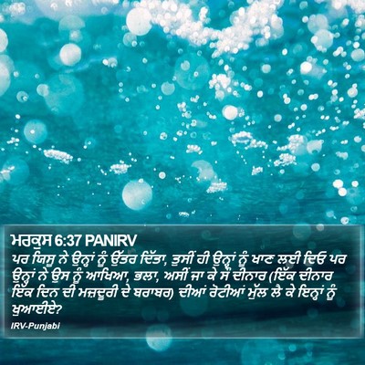 ਮਰਕੁਸ 6:37 PANIRV Bible Verse Image