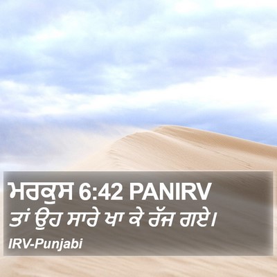 ਮਰਕੁਸ 6:42 PANIRV Bible Verse Image