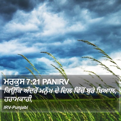 ਮਰਕੁਸ 7:21 PANIRV Bible Verse Image