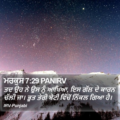 ਮਰਕੁਸ 7:29 PANIRV Bible Verse Image